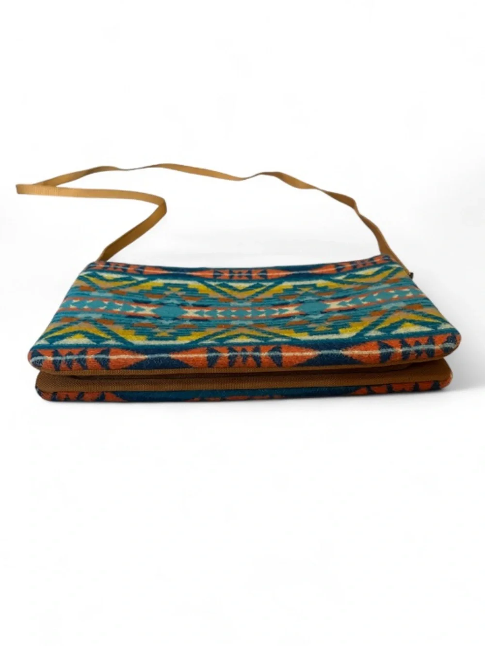 Pendleton Turquoise Alto Mesa Three Pocket Crossbody Bag